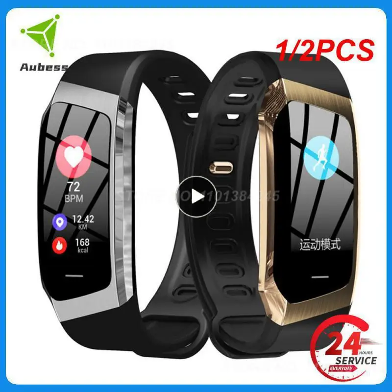 

1/2PCS Missgoal E18 Sport Smart Watch For Heart Rate Monitor Smartwatch Single Touch Fitness Band For Women Men