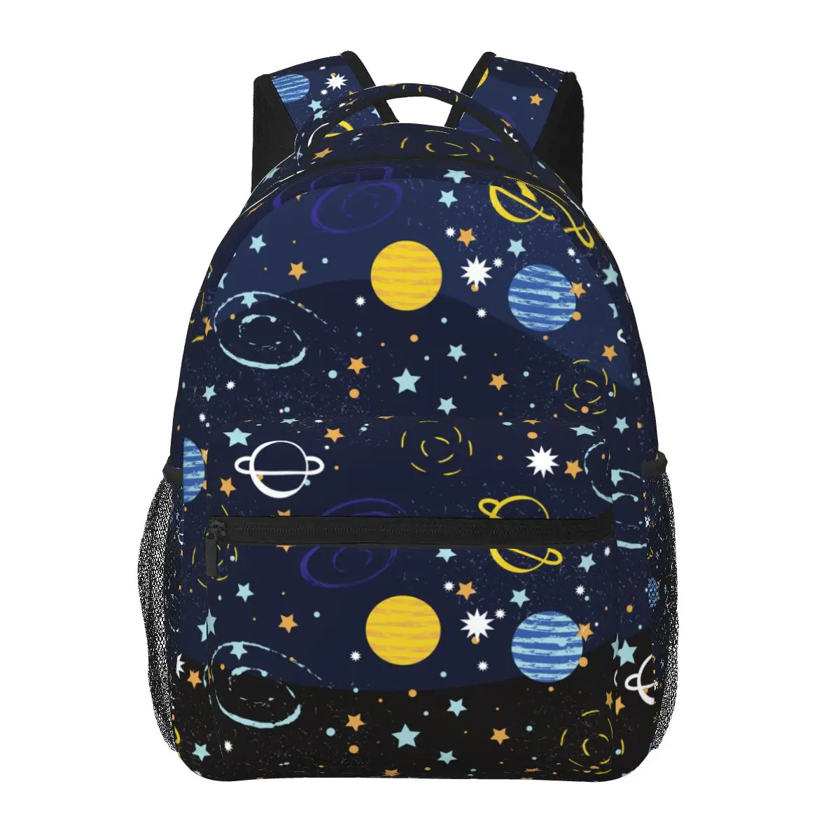 

Women Men Backpack Galaxy Space Colorful Travel Female Bag Male Laptop Backpack Book Bag