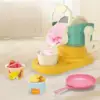 Kids DIY Ice Cream Maker Compact Manual Ice Cream Girls Boys Birthday Gift 4