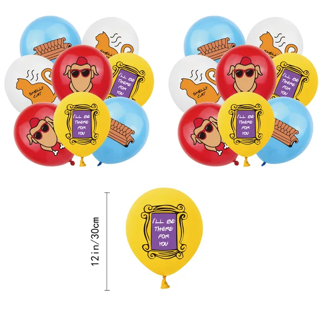 Friends Birthday Decoration Friends Tv Show Party Supplies  Birthday Balloons Friends Cake Topper Birthday Banner 4