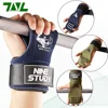 1Pair Cowhide Gym Fitness Gloves Straps Grips Anti-Skid Weight power belt Lifting Pads Protection For Deadlift Workout Exercise 1