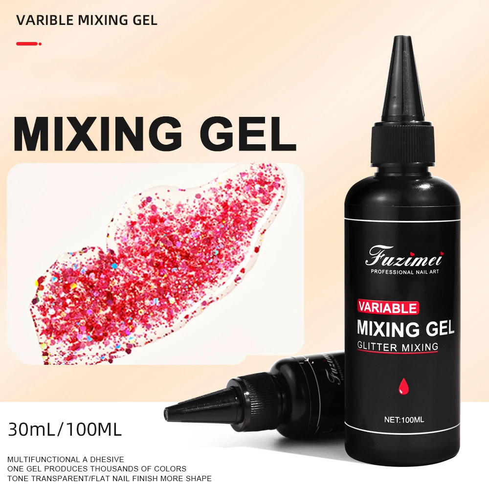 Nail Blooming Mixing Gel 30 Ml Clear Uv Led Gel Polish For Spreading