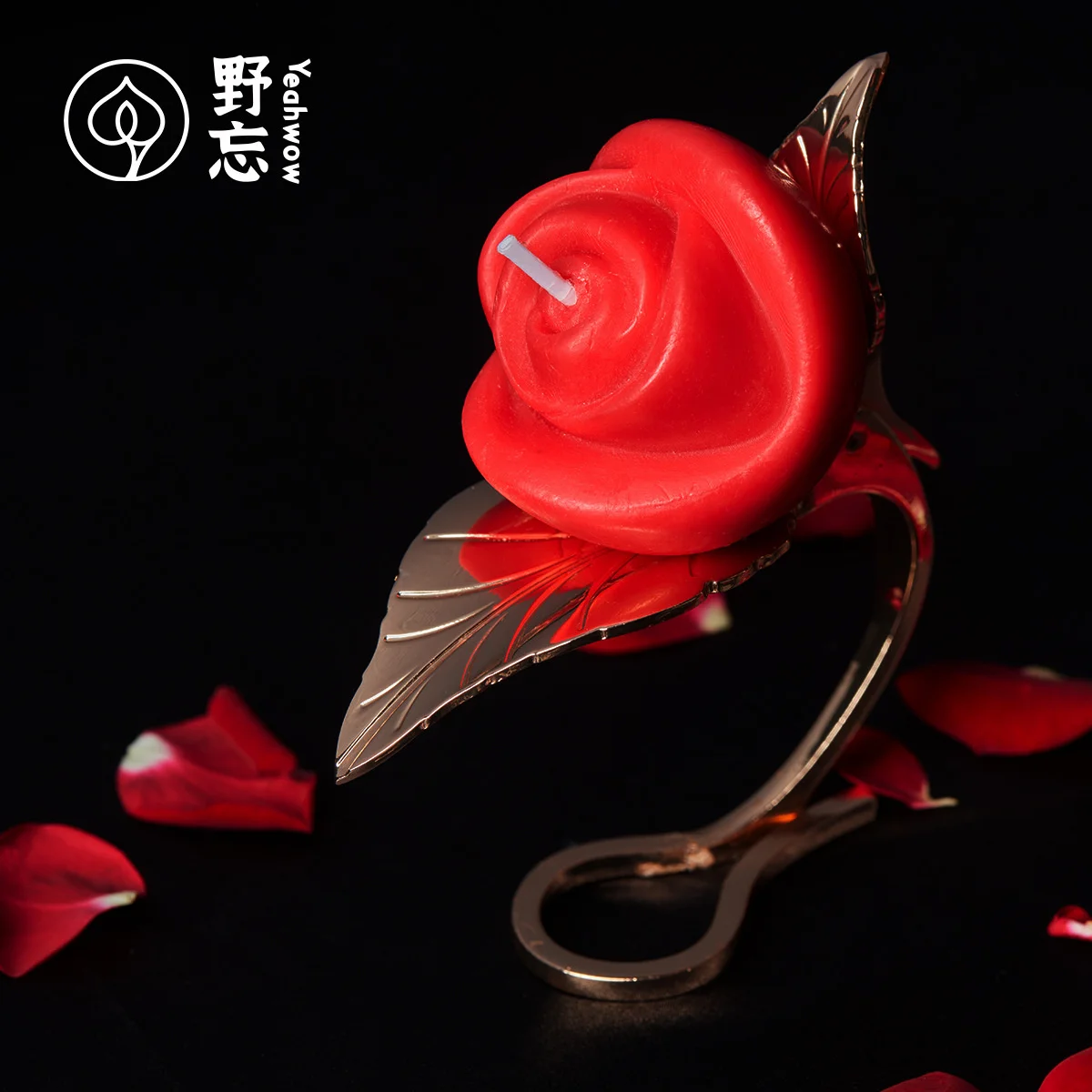 Lock cord trace leaf spark flame Candlestick low temperature candle SM couple fun flirting punishment adult toy