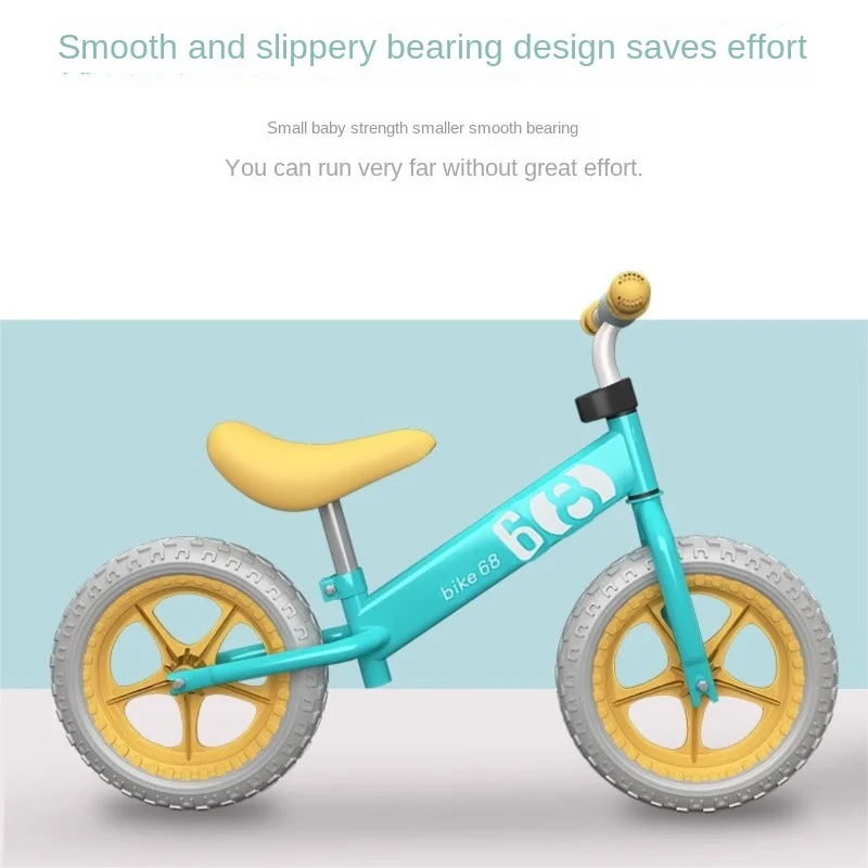 Cooya Children's Balance Bike Non Pedal Bike 2-in-1 Sliding Scooter 2-3-6 Year Old Baby Children's Learning Walker New