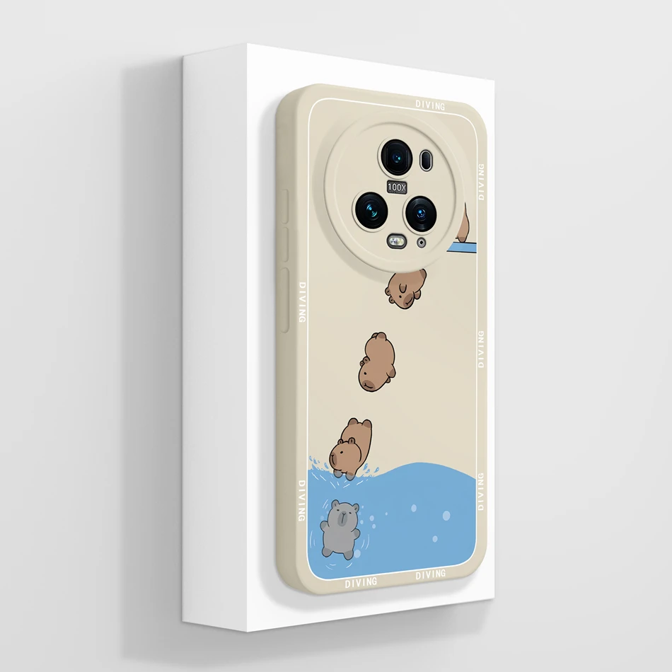 Floral Design Soft Silicone Phone Case with Full Protection