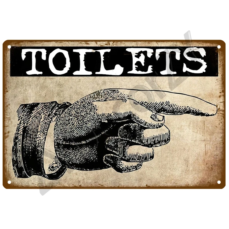 Mann Dame Lustiges WC-Schild Metall Poster Toilettenplatte Blechschild KTV Bar BBQ Shop Badezimmer Wanddekoration Wandbild Home Vintage Foto Pub – Detail 25