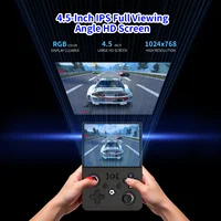 Nouvelle console de jeu portable rétro R36MAX Ⅱ 4,5 pouces, écran IPS HD 1024x768, système Linux open source portable avec 2 joysticks 4