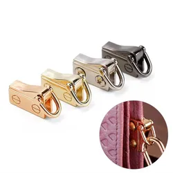 1Pair Metal Bag Side Anchor Gusset Bag Side Edge Buckle Anchor Link Hanger Clamps Hardware With D Rings For Bag Purse Strap