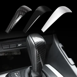 Car Interior Sticker Handbrake Gear Shift Cover For BMW 3 5 series X5 Z4 E90 E92 E93 E60 E48 E81 E82 E84 E87 E85 E53 E89 Gadget