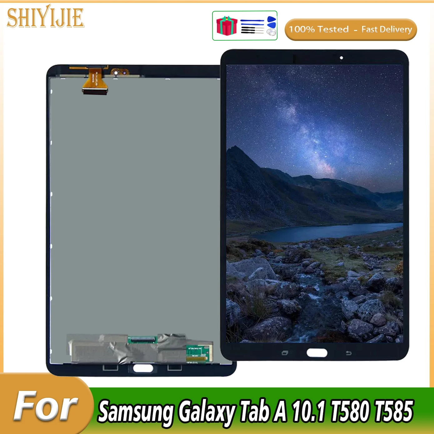 

10.1" Original LCD Display For Samsung Galaxy Tab A 10.1 SM-T580 SM-T585 T580 T585 Panel Touch Screen Assembly Replacement