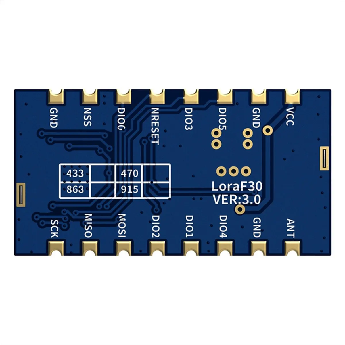 (A23G) 무선 로라 모듈 1W 고출력 장거리 데이터 전송 433MHZ 통신 모듈 로라 1278F30 400-460 MHz