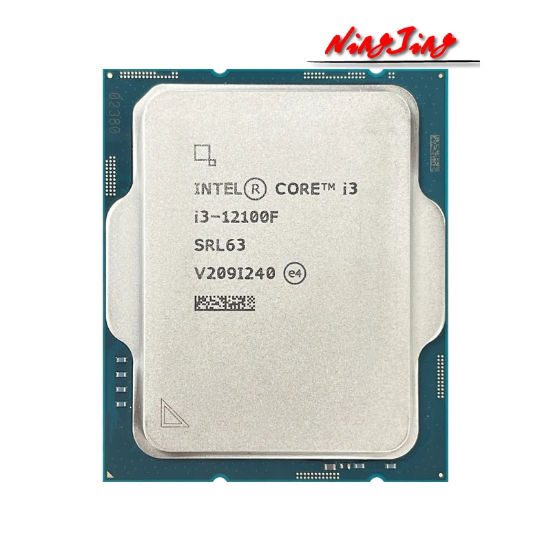 Intel Core i3-12100F i3 12100F 3.3 GHz 4-Core 8-Thread CPU Processor Intel 7  L3=12M 60W  LGA 1700 No radiator cpu for sale