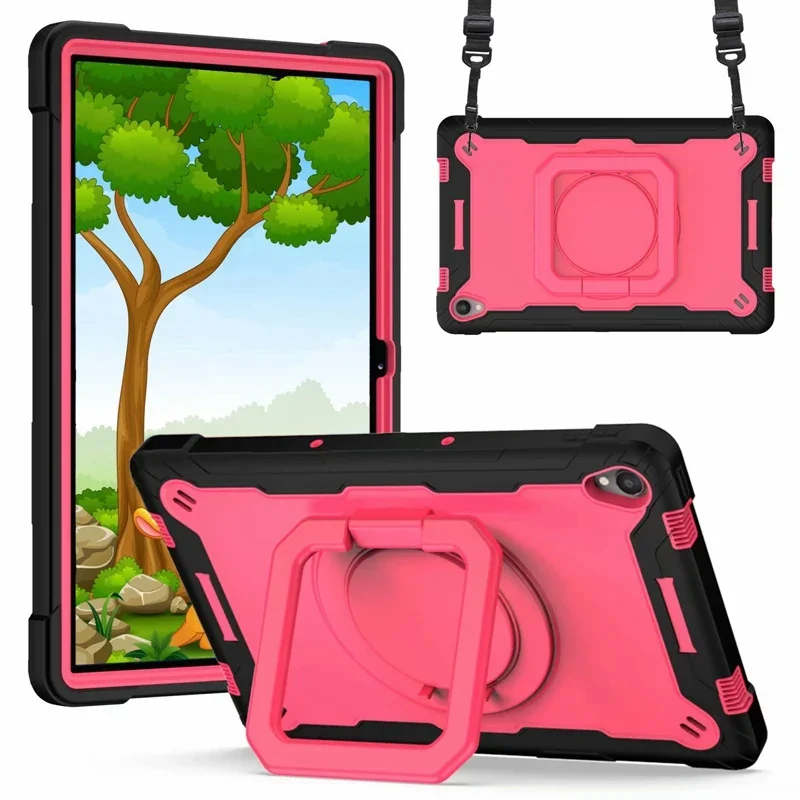 Universal Rotating Kickstand Hand Strap Tablet Case