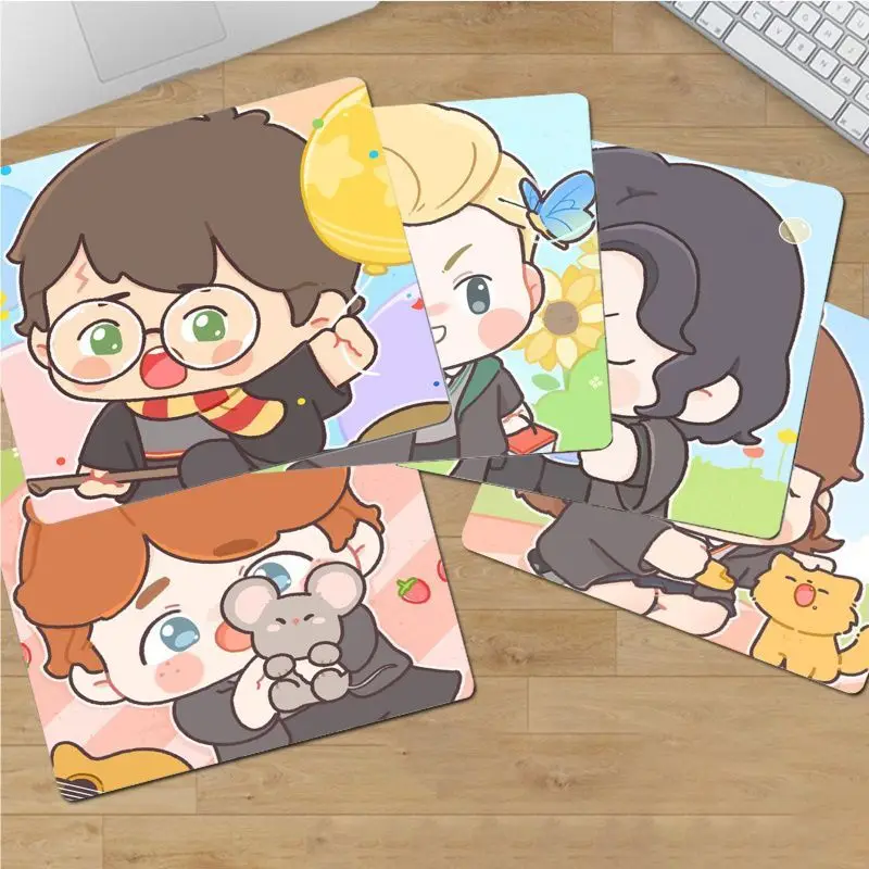 

H-Harries Wand Mousepad Small Office Computer Desk Mat Table Keyboard Big Mouse Pad Laptop Cushion Non-slip Deskpad Home Decor