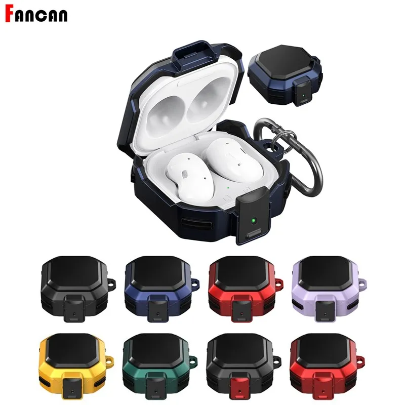 Cover Armor Per Samsung Galaxy Buds Live/Pro/2 Secure Lock Samsung Galaxy Pro Buds Custodia Protettiva Per Samsung Buds 2 Custodie