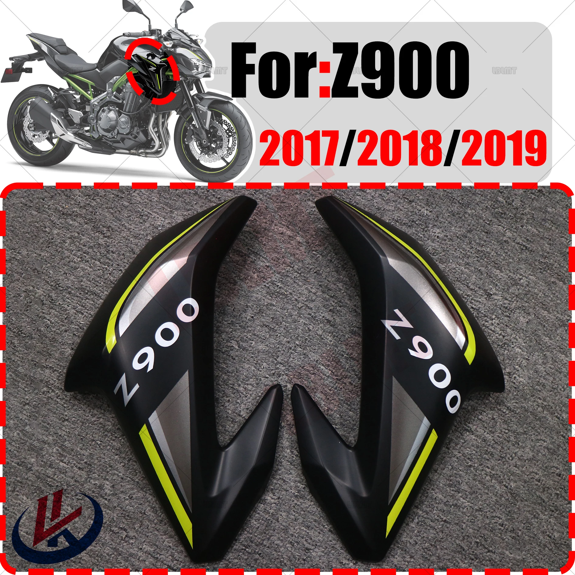 

For Kawasaki Z900 Z 900 2017 2018 2019 Motorcycle Front Engine Side Cover Fairing Gas Tank Side Trim Insert Cover Panel Fairing