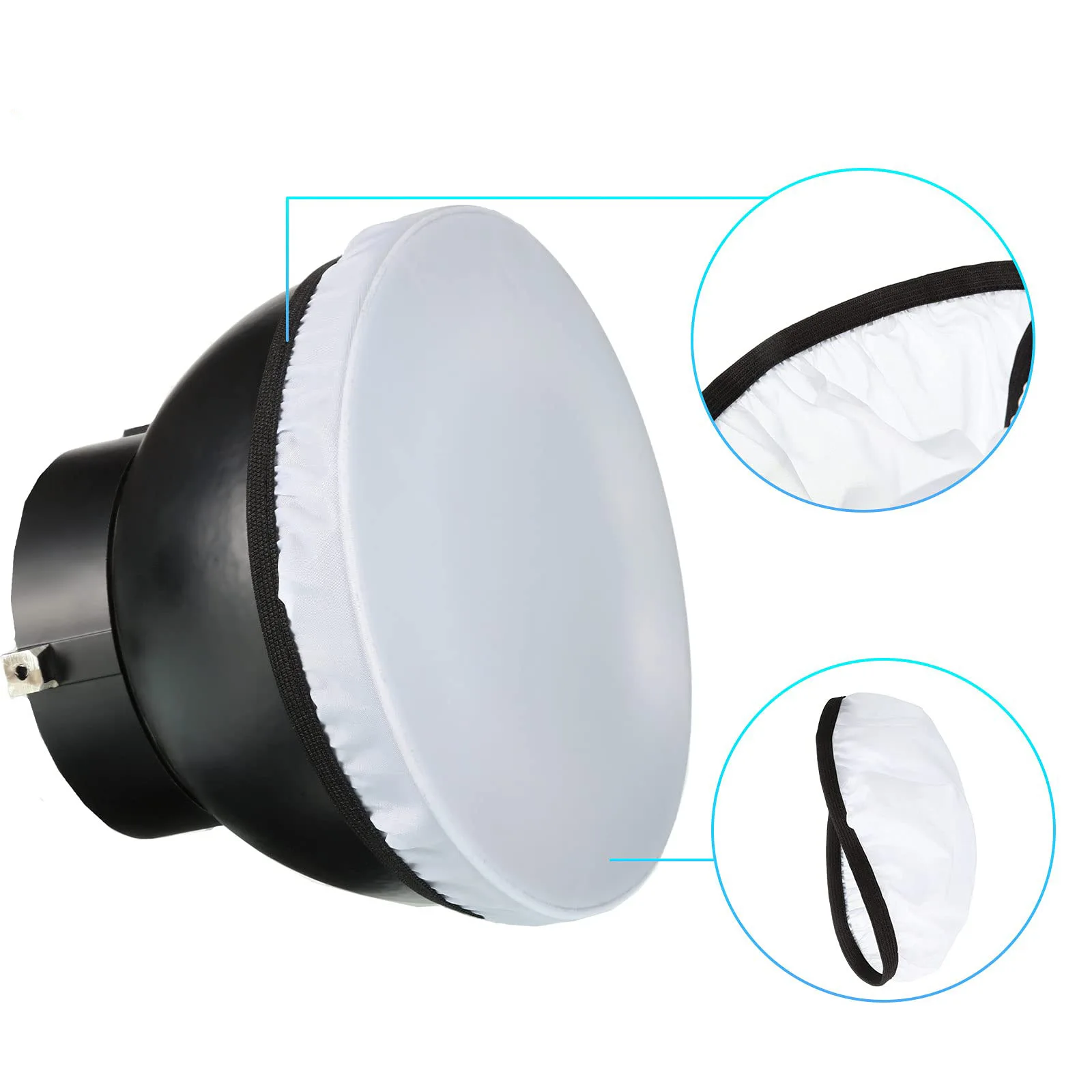 Photography Light Soft 7 colors Diffuser Cloth photography light diffuser cloth flash diffuser photography light for 7" 180mm Standard Studio Strobe Reflector