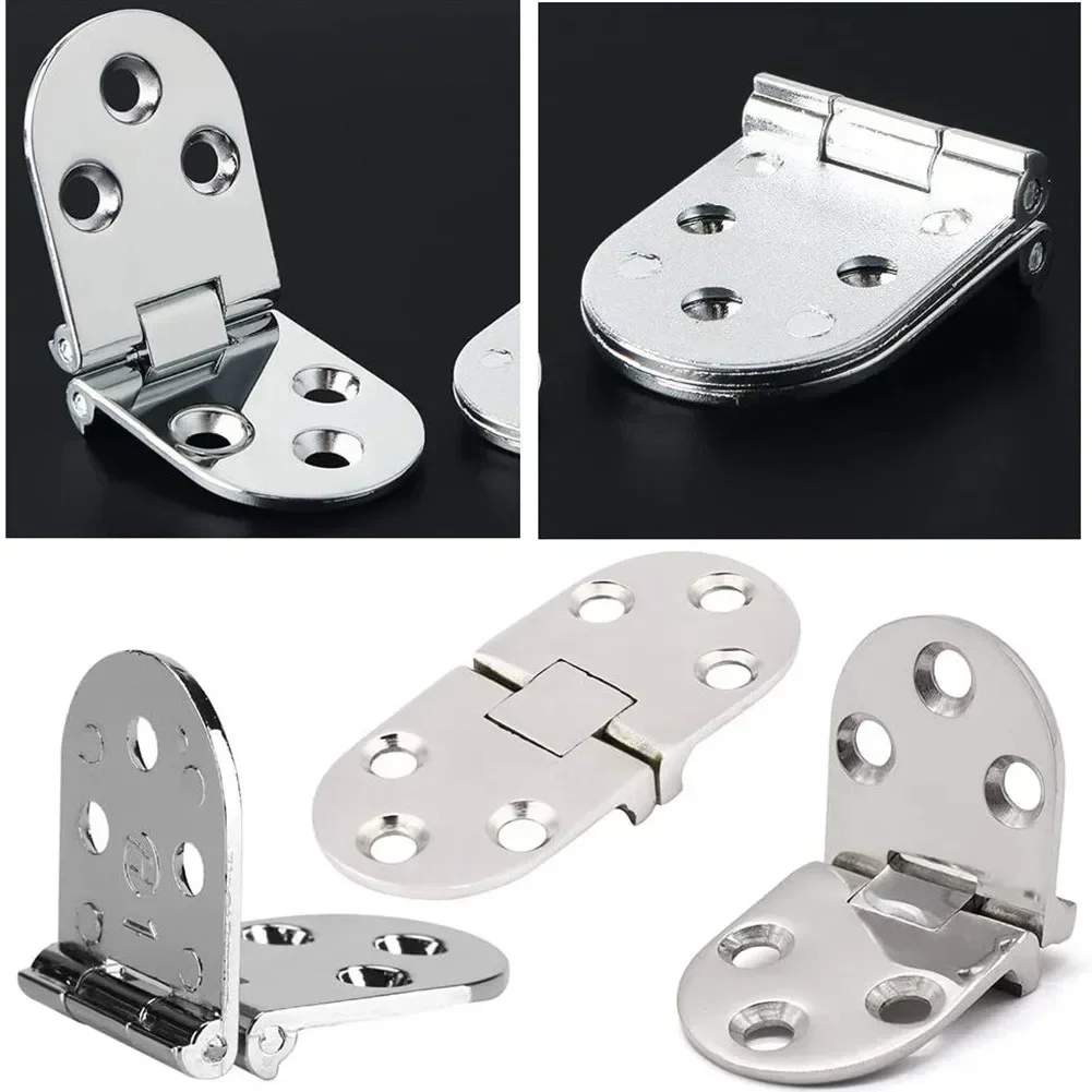 Furniture Hinge 2pcs Folding Table Hinges Self Supporting Cabinet Door Hinge Flush Mounted for Kitchen Furniture Fittings