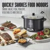 2-in-1 Indoor Electric Smoker & Programmable Slow Cooker, 6 Quart, With 3-Tier Smoking Rack for Meat 2