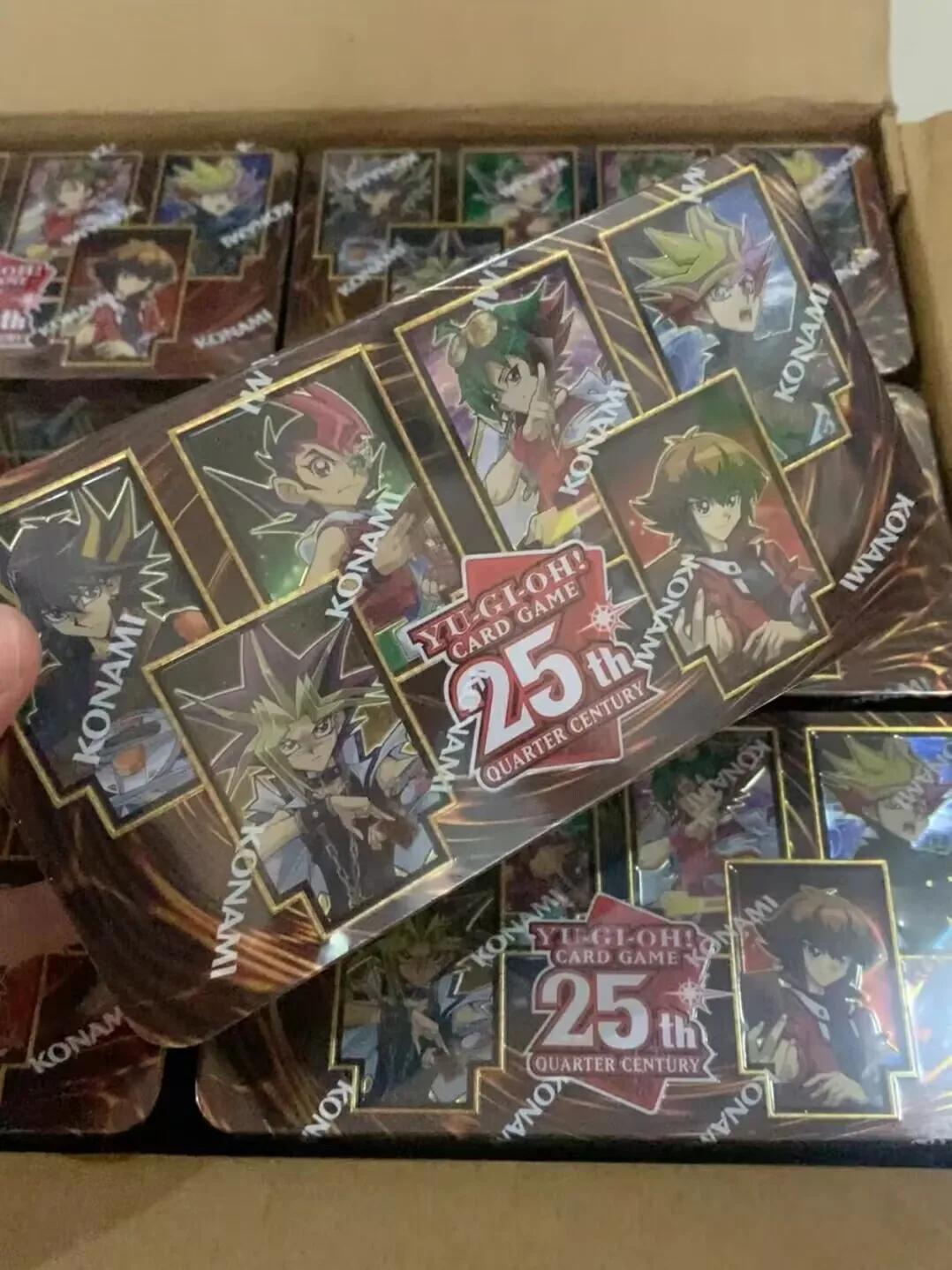 

Duel Monsters Yugioh 25th Anniversary Tin Dueling Heroes MP23 Quarter Century Collection Sealed Booster Box TCG English Edition