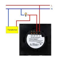 EU/UK Standard Tuya Smart Life Glass Panel Light Touch Switch Voice Control Light Wireless Touch Wall Switch - Image 5