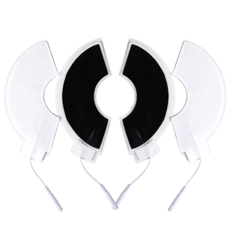 Breast Electrode Massage Pads with 2.0mm for Breast Massage Chest Muscle Stimulator Accessories Self Adhesive Chest Muscle