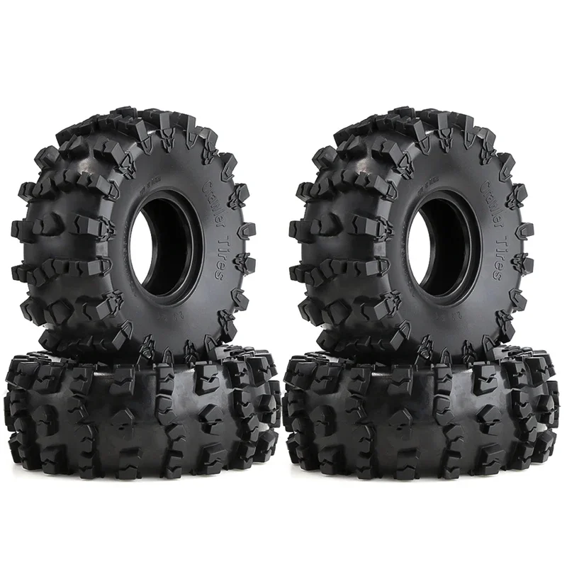 

KKRC 4PCS 150mm 2.2" Rubber Big Tires Wheel Tyres for 1/10 RC Crawler Car Axial SCX10 Wraith RR10 Capra RBX10 Traxxas TRX4