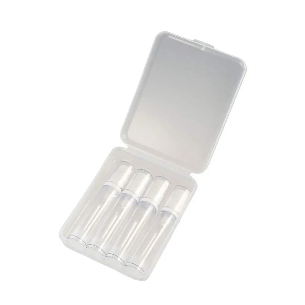 3/4Pcs Refillable Travel Refillable Bottle Set Empty Clear Lotion Pump Bottles Airless 5ml/10ml/15ml Vacuum Press Pump Bottles