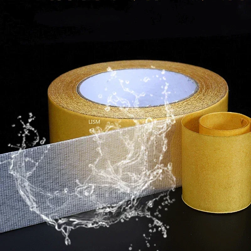 Traceless Carpet Adhesive Double Sided Cloth Base Tape With Strong Fixation High Viscosity For Waterproof Translucent Mesh sealing strip tape,waterproof tape,sealing tape