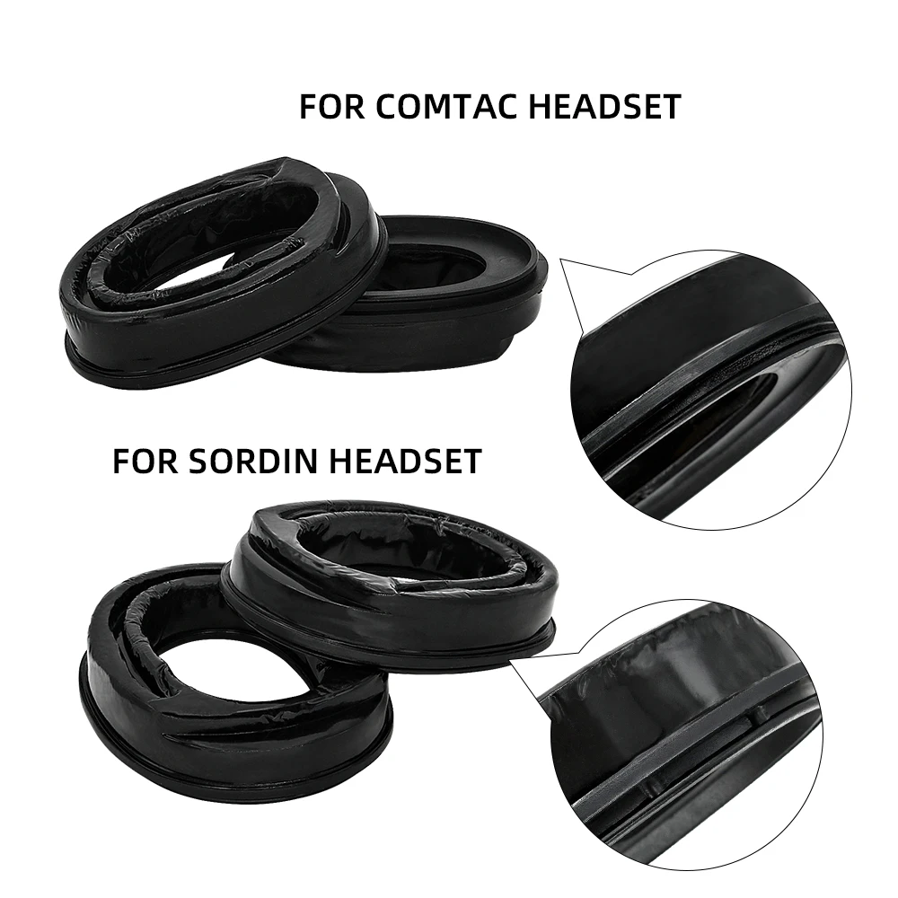 Tactical Headset Silicone Ear Pads for MSA Sordin Tactical Headset Noise  Canceling Airsoft Headset Hunting Shooting Earmuffs - AliExpress