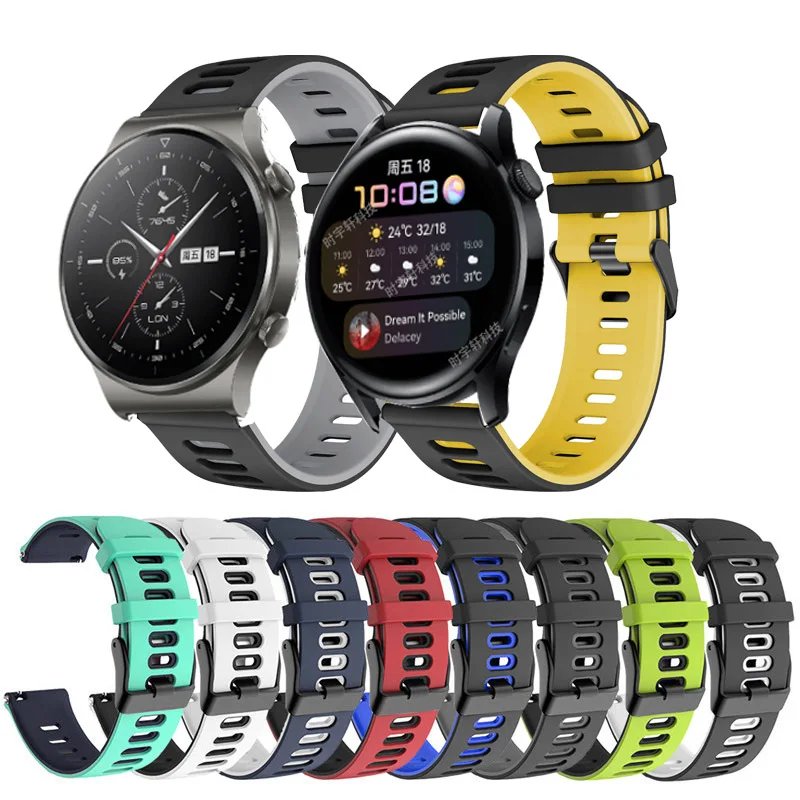 

Ремешок для наручных часов Huawei GT 2 3 Runner 46 мм, браслет для смарт-часов Huawei Watch 4 3 GT2 Pro GT2e Magic 2 46 мм, 22 мм