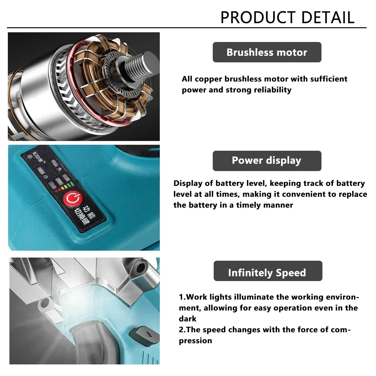 Brushless Electric Cordless Iron Scissors Metal Cutting Tools Iron Shear Sheet Shears Carbon Steel Cutter For Makita 18V Battery 4