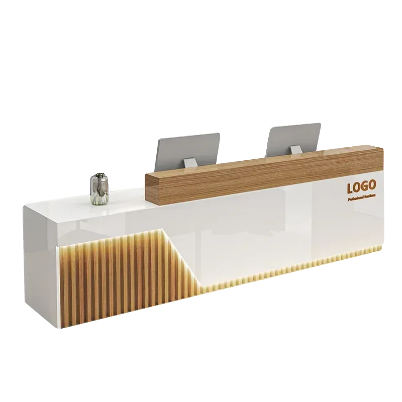 Beauty Institute Reception Desks Luxury Modern Clothes Store Reception Counter Cash Register Recepcion Mueble Office Furniture