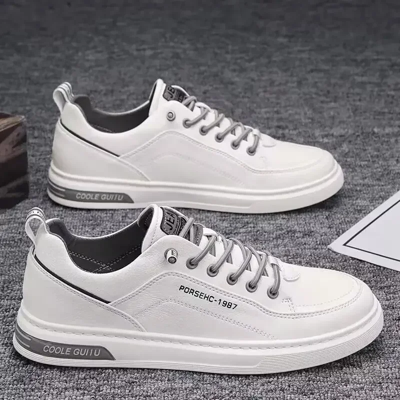 Mens Shoes Men's Spring Breathable Sports and Leisure Board Trendy Cloth Shoes