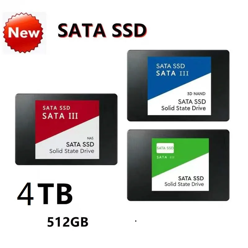 

Внутренний жесткий диск Sata 1 ТБ, 2,5 дюйма, 4 ТБ Ssd TLC 500 МБ/с, 500 Гб