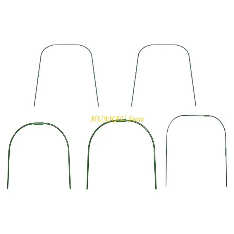 J6BB Greenhouse Hoops Growing Tunnel Garden Hoops Frame for Garden Net Raised Bed Plant Shade Cloth Row Cover Plant Support
