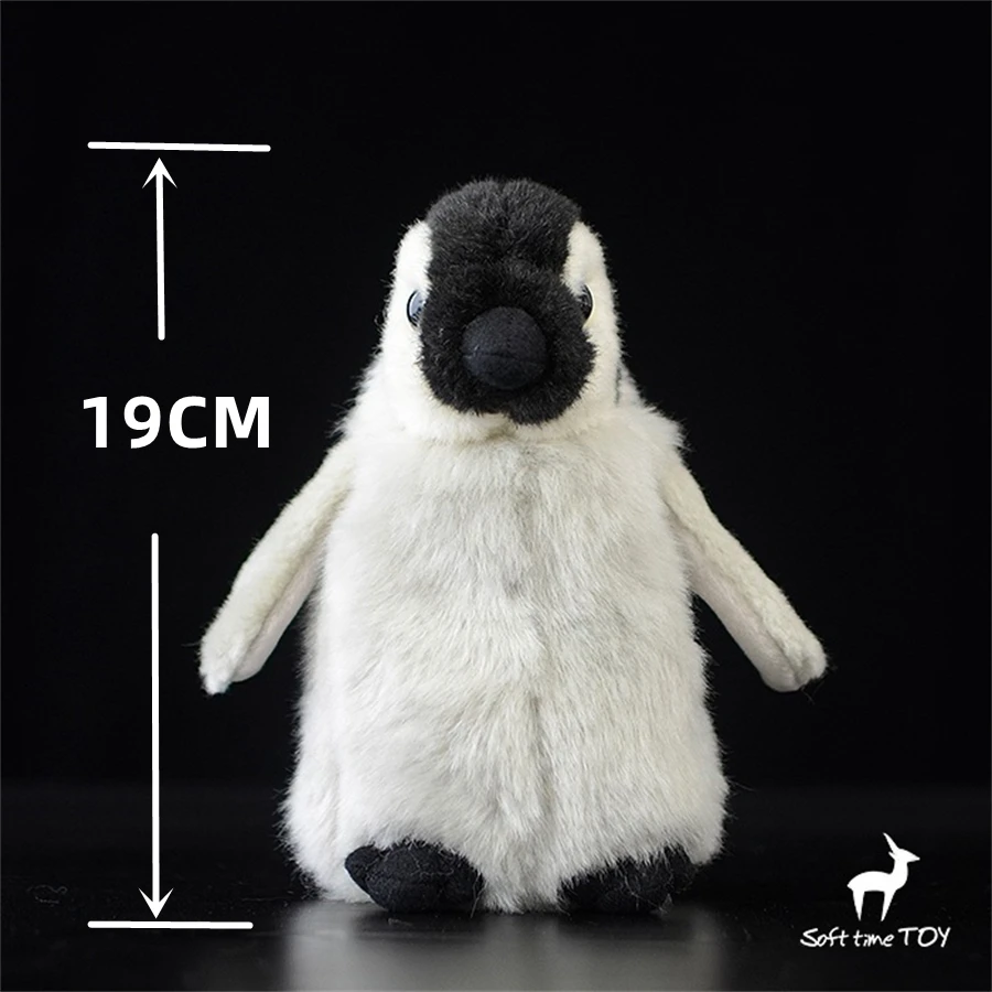 Baby Penguin High Fidelity Anime Cute Plushie Emperor Penguin Plush Toys Lifelike Animals Simulation Stuffed Doll Kawai Toy Gift 2