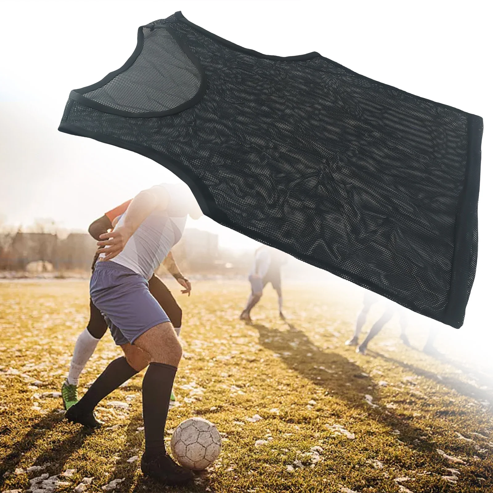 

New High Quality Vest Jerseys Training Vests Scrimmage Team Soccer 40*56cm Basketball Breathable Loose Fitment