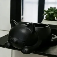 Cute Animal Succulent Planter, Garden Sculpture Pot, Creative 3D-Printed Gift for Nature Lovers, Suitable for Friends and Family 3