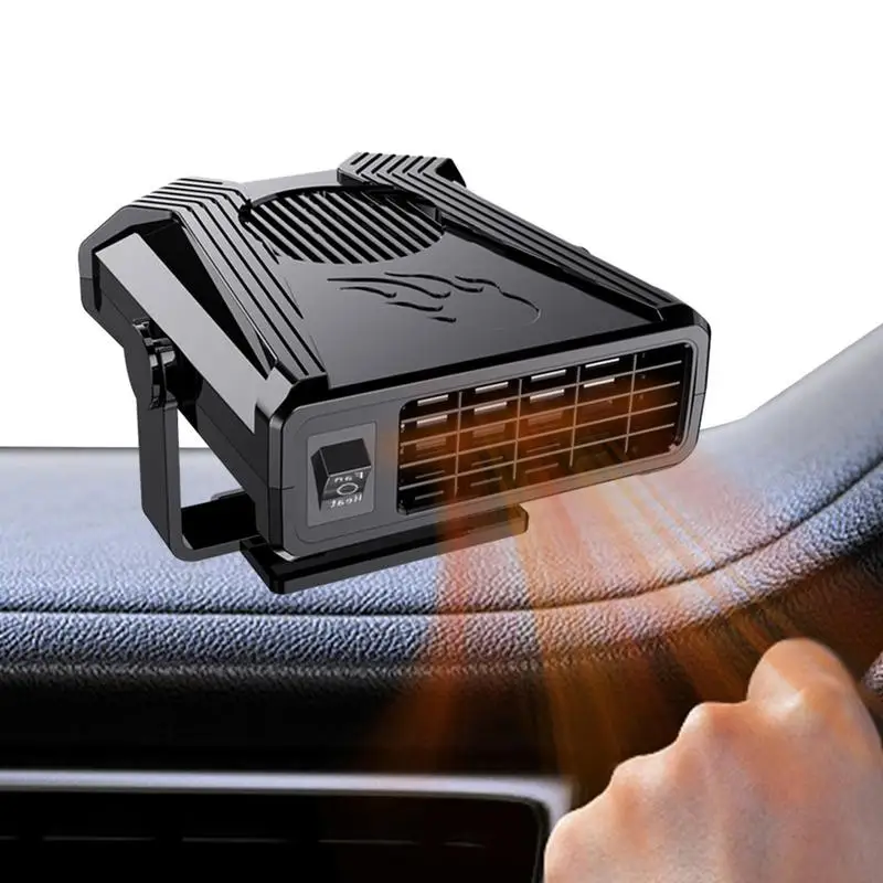 

12V/24V Car Heater 2 In 1 Car Heating Cooling Fans With 360 Degree Rotation Auto Windscreen Fast Heating Fan Defrost Defogger