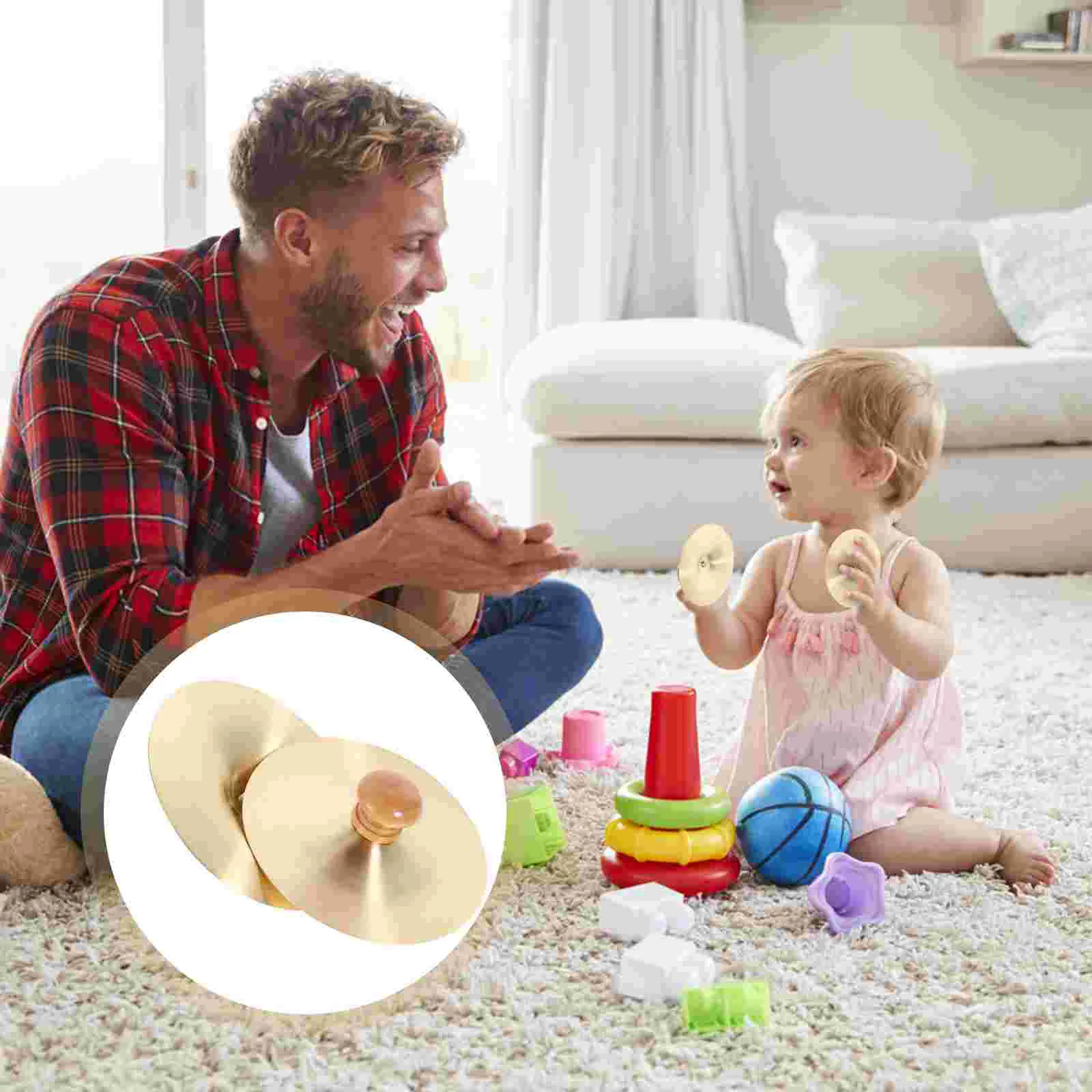 

Belly Dancing Cymbals Creative Finger Cymbals Musical Instrument for Kids Dancing Music Equipment Accessories Attachment