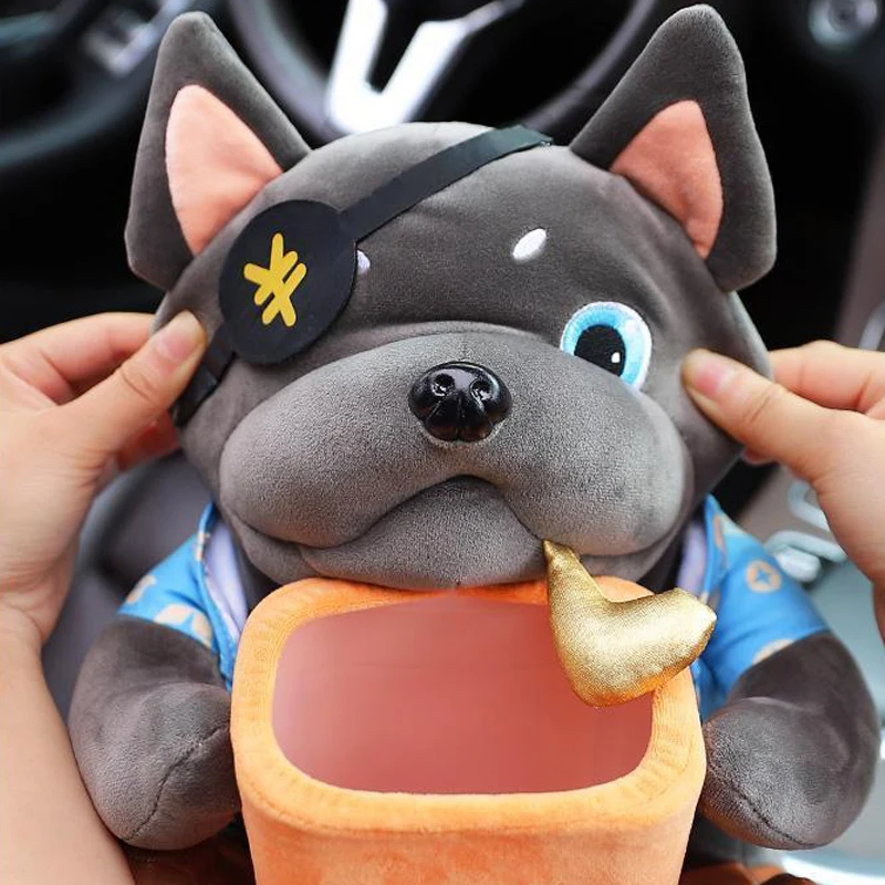 Cartoon Cute Car Tissue Box Creative Car Armrest Box Garbage Can 2 In 1 Tissue Bag Multi-functional Storage Bag For Home Office