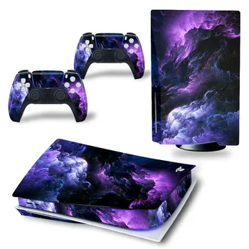 Sky Cloud PS5 disk skin sticker digital decal cover for PS5 console and controllers sticker vinyl