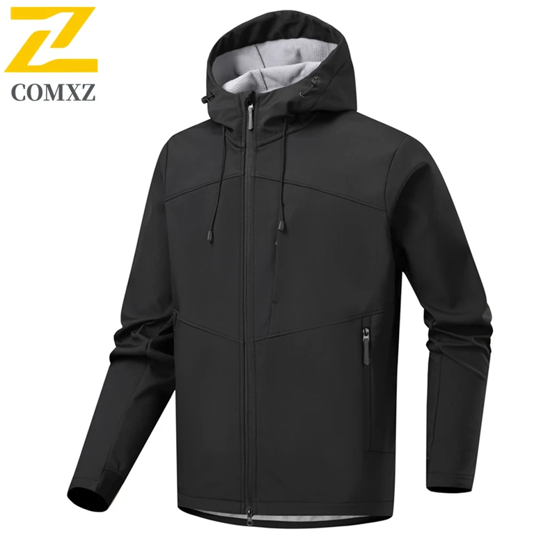 EiAO Jacket Softshell  Men Women Windproof Waterproof Breathable Thermal Outdoor Coat for Hiking Camping Fishing Mountaineering