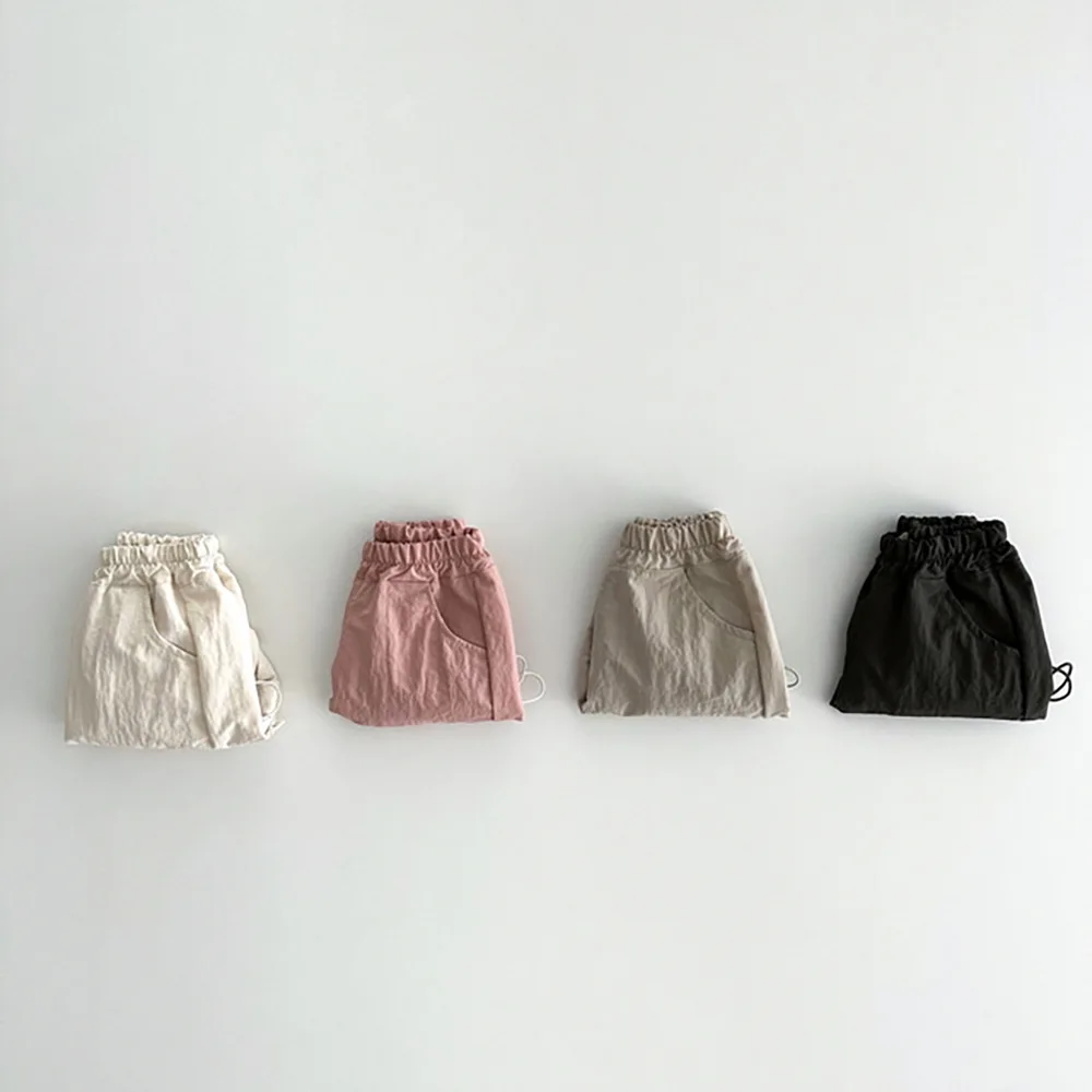 2023 가을 신상 루즈 바지, 소년 소녀 캐주얼 바지, 솔리드 패션 카고 바지, 스포츠 바지, 어린이 의류