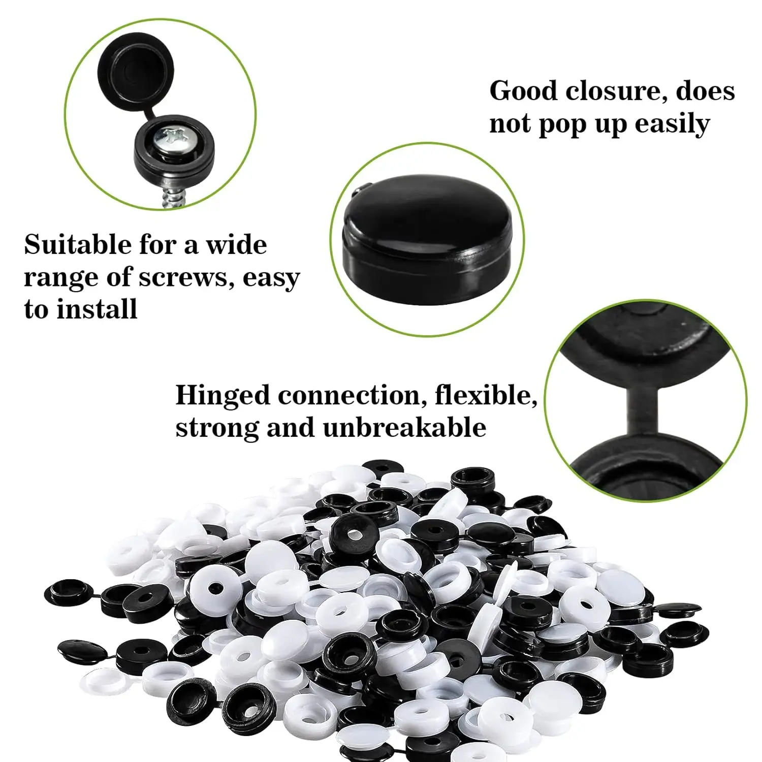 Screw Caps Plastic Nails Screw Cap Decorative Covers 7 Colors Car Nut Nails Protective Caps Self-tapping Screws Cover Furniture Hardware