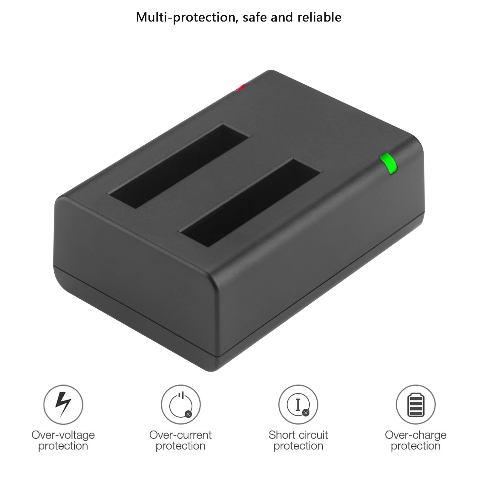 USB de 2 canais para KODAK PIXPRO WPZ2, 1200mAh, LB-015, LB015