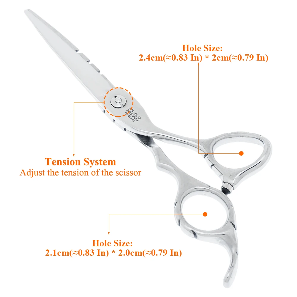 5.5 인치 6 인치 일본 철강 살롱 이발 가위 세트 가위 가위 이발사 헤어 커팅 가위 미용 가위 A0018A
