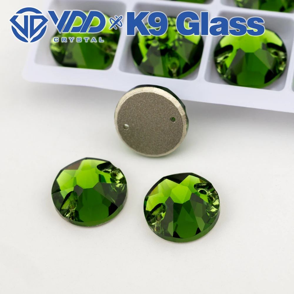 VDD 8 große 8 kleine mehrfarbige hochwertige K9-Glas-Strasssteine zum Aufnähen, Kristall-Nähsteine mit flacher Rückseite für Bekleidungsdekorationen – Detail 17