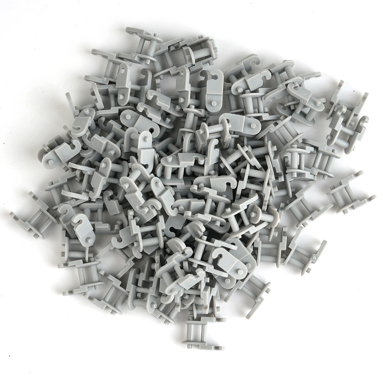 100PCS Gray/Black Small Chain Link Technical Bricks Chain Crawler For 3711 Building Blocks DIY Parts Assembly Toy